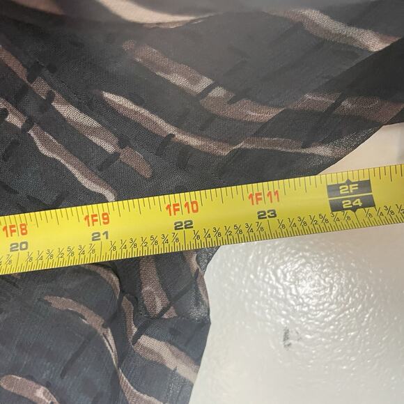 Sheer Tie Blouse Ethereal Boho Whimsigoth Y2K Fairy Grunge Top L NWT Romantic - Picture 10 of 10